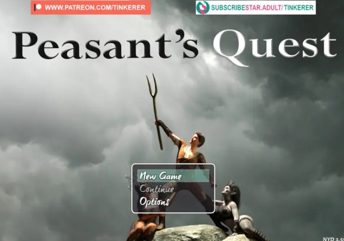 【PC/AI汉化/神作/RPG游戏/5.0G】 农民的追求（Peasant’s Quest）Ver3.95 PC+joi模拟器 内嵌AI汉化版+攻略+作弊码+神作RPG游戏+5.0G