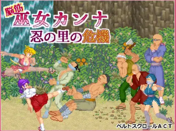 【PC/官中/动作/ACT游戏/130M】脑筋巫女康娜 忍者求解（脳筋巫女カンナ 忍の里の危機）Ver1.0.1 官方中文版+动作ACT游戏+130M